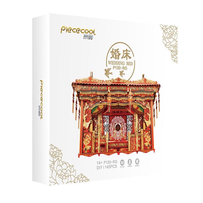 Mô Hình Kim Loại Lắp Ráp 3D Piececool Giường Cưới