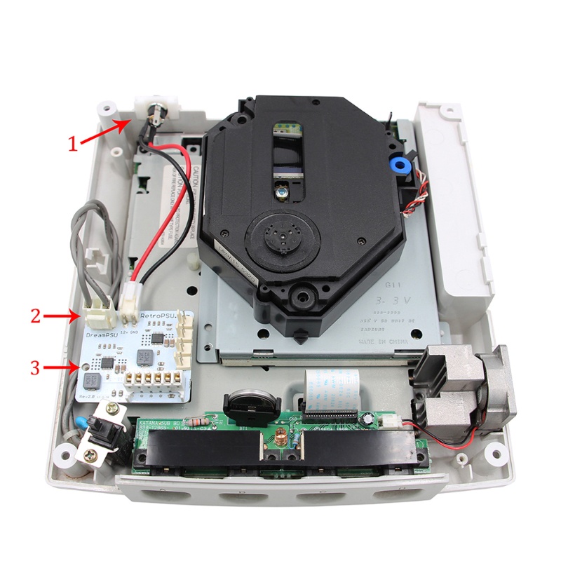 Linh Kiện Thay Thế WU Dream Psu Rev2 0 12V Rev2 Phiên Bản 0 Cho Máy Chơi Game Cầm Tay