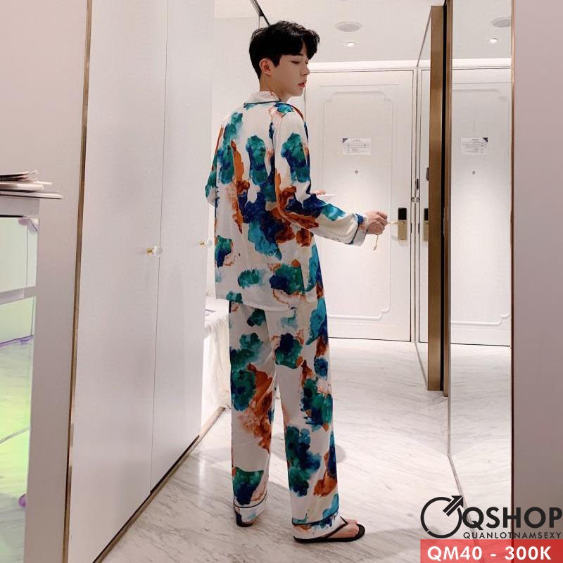 [SALE] BỘ ĐỒ PIJAMA NAM CAO CẤP QM40 - QM140