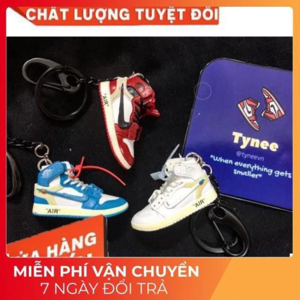 [Air Jordan] Móc khoá 3D giày Nike Air Jordan - Off White - UNC, Chicago, All White Đẳng Cấp . '