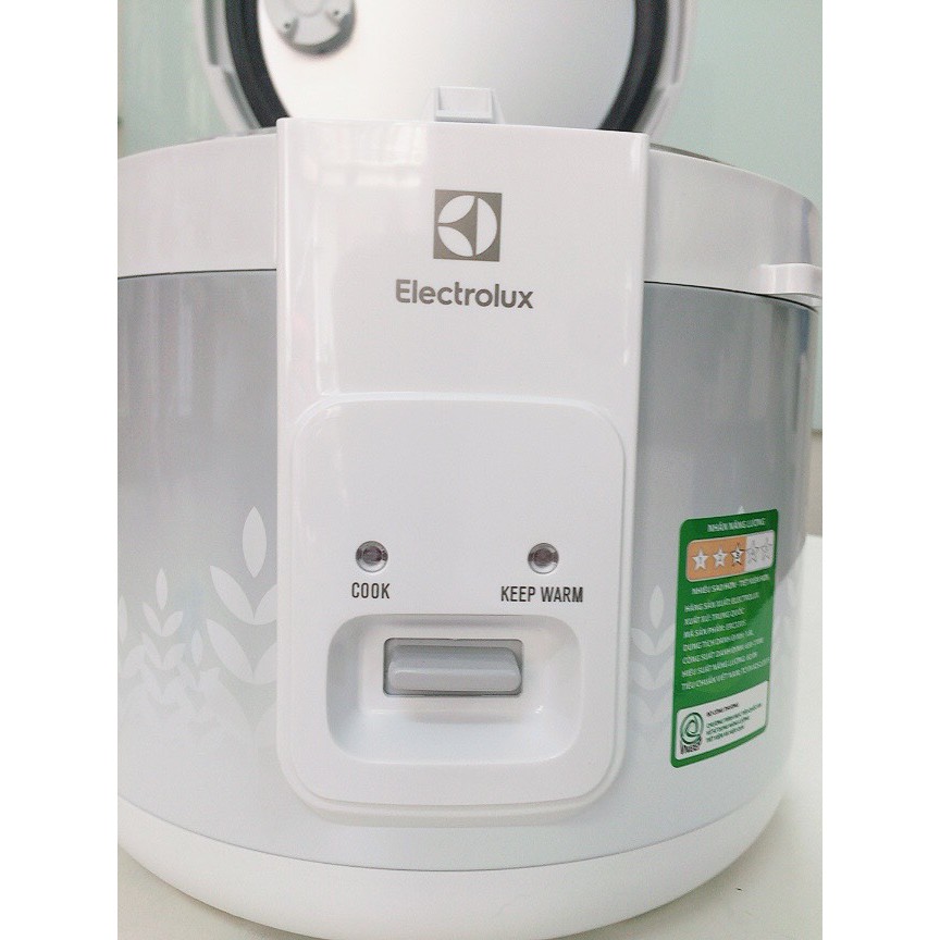 NỒI CƠM ĐIỆN ELECTROLUX 1.8L ERC3305 BH 12 THÁNG TOÀN QUỐC, HÀNG CHÍNH HÃNG.