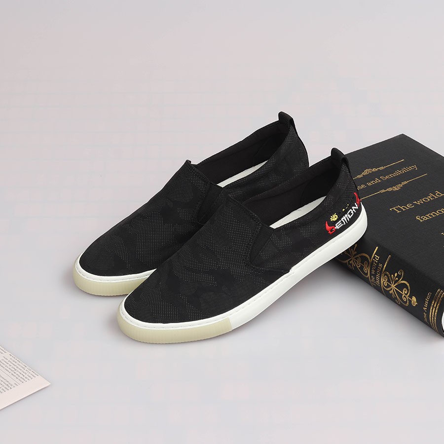 [XẢ KHO, LẺ SIZE] Giày lười nam - Slip on nam vải - Mã LY98