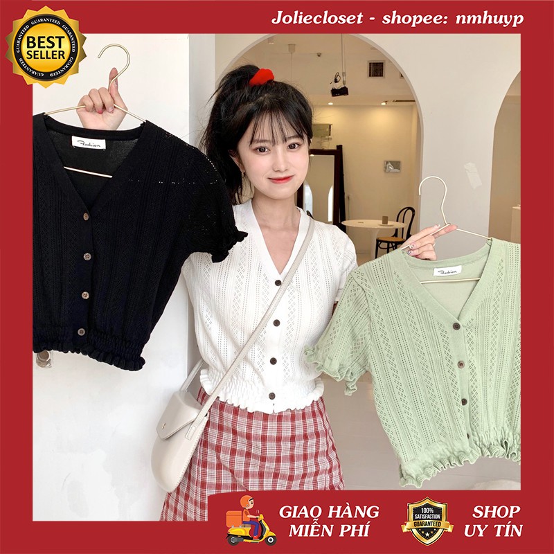 Áo Croptop Len Mogini Quảng Châu Dễ Thương