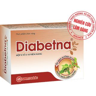 [Rẻ sập sàn] Diabetna hỗ trợ điều trị bệnh tiểu đường