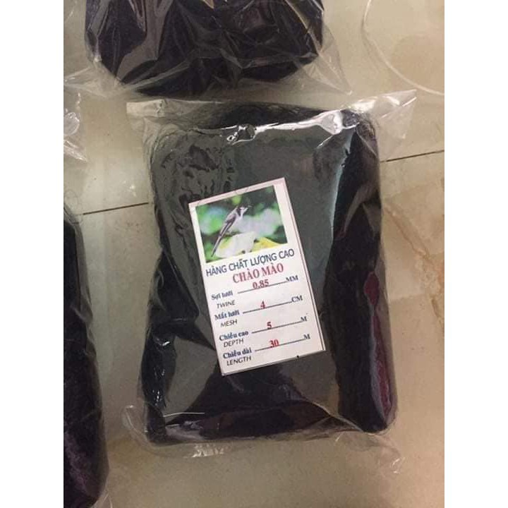 LƯỚI BẪY CHIM CHÀO MÀO MẮT 4CM CAO 5M | BigBuy360 - bigbuy360.vn