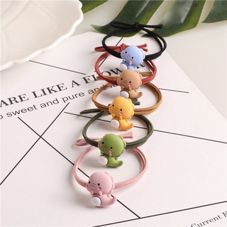 Dây cột tóc co dãn hình khủng long đáng yêu, dễ thương nhiều màu