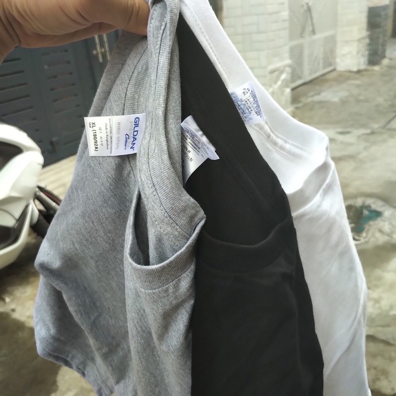 Áo phông nam nữ, Áo Thun Trơn GILDAN chính hãng, 100% COTTON USA, đủ tem tag