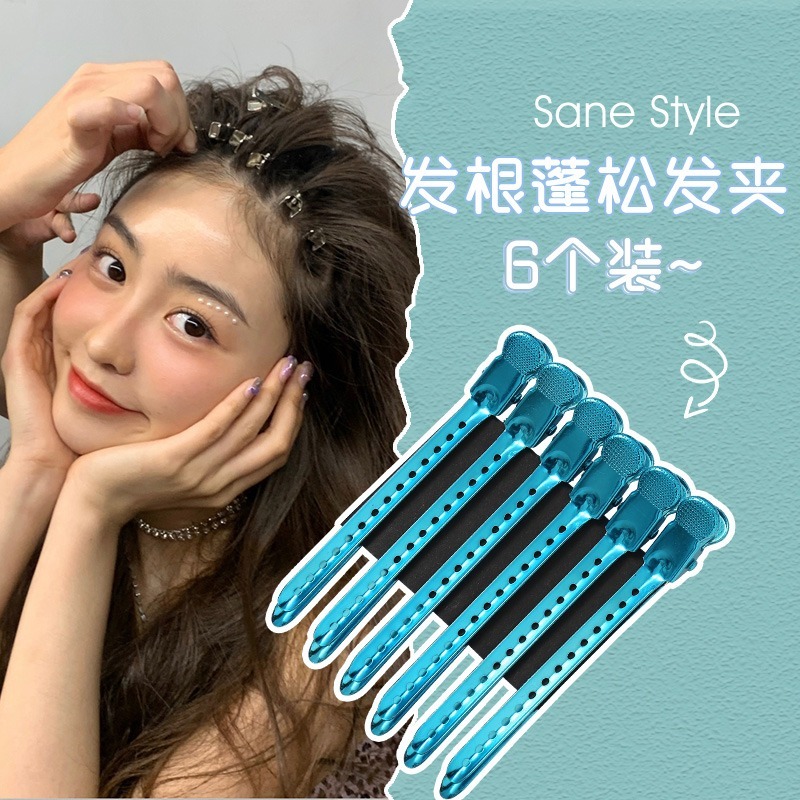 Kẹp ẩn tạo kiểu phồng cho tóc chất liệu xốp phong cách Hàn Quốc