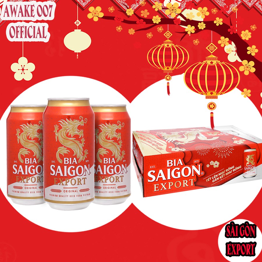 Bia Sài Gòn Đỏ EXport Combo 2 thùng