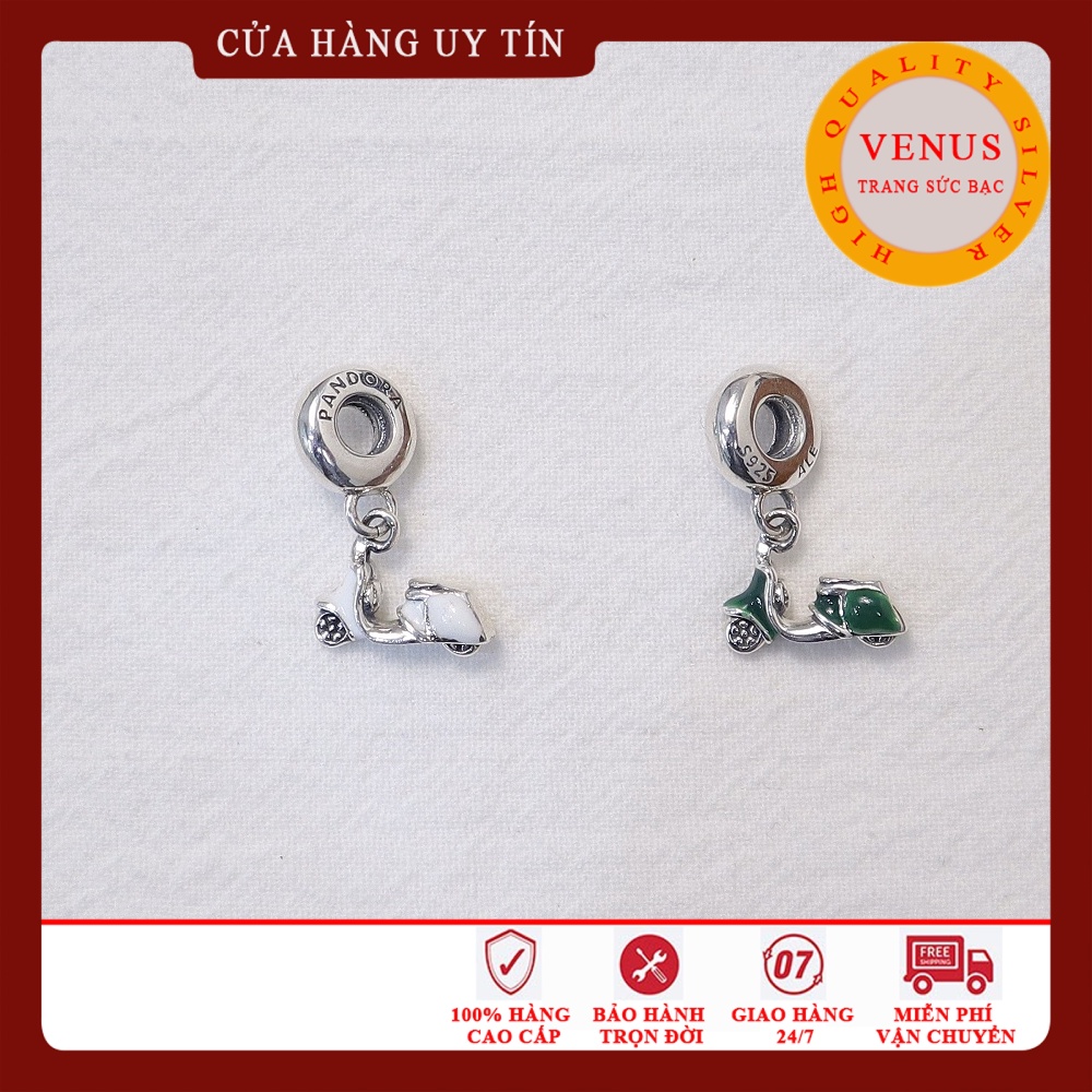 [Charm bạc 925 cao cấp] Charm xe Vespa- Mã sản phẩm VENUST29