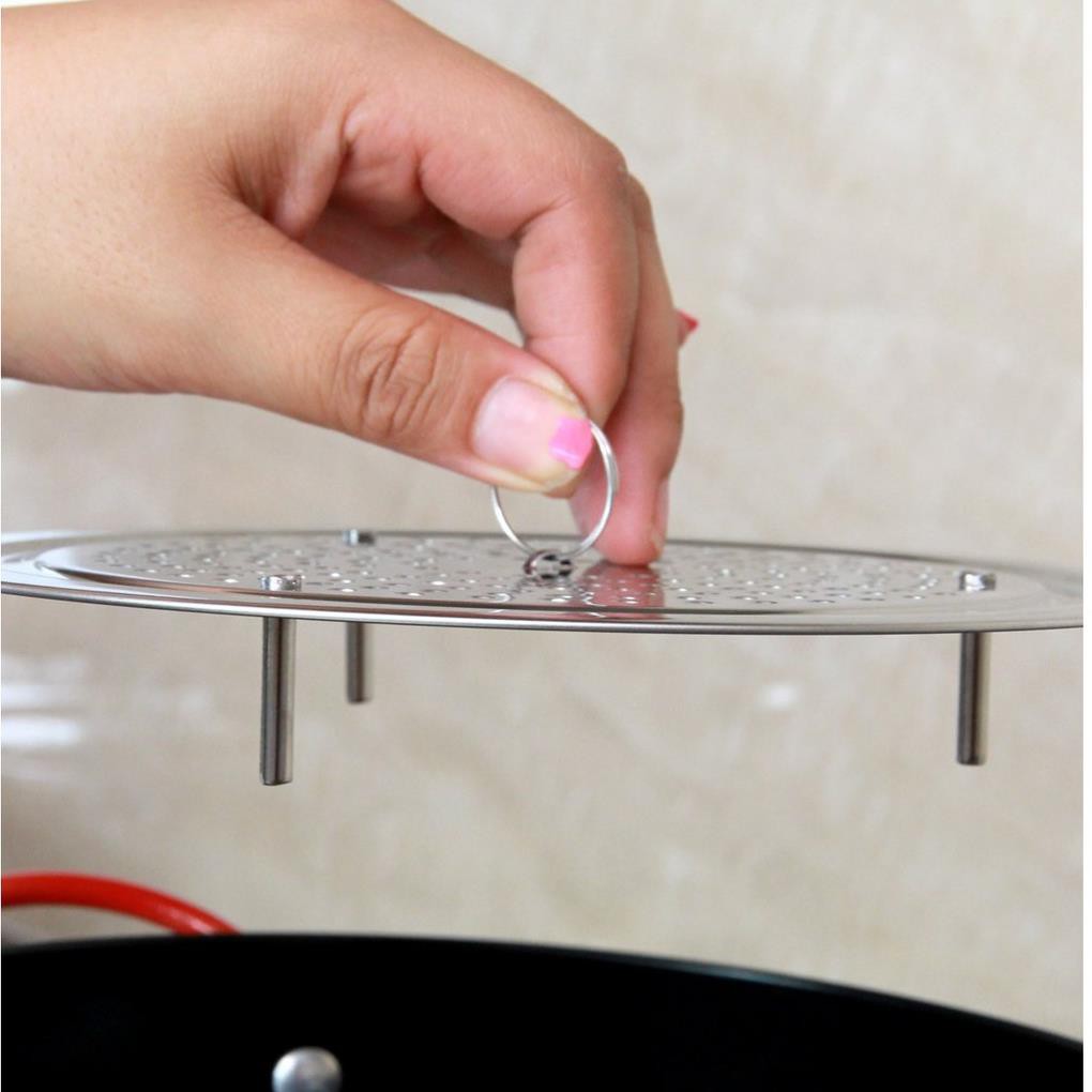 VỈ HẤP INOX⚡𝗙𝗥𝗘𝗘 𝗦𝗛𝗜𝗣 ⚡táo hấp cùng sữa mẹ, khoai lang hấp,Hoặc có thể dùng để hấp bánh bao, màn thầu.