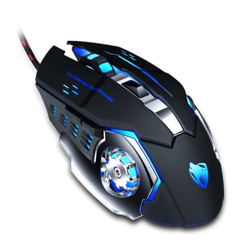 Chuột chơi game MOUSE T-WOLF V6 LED GAME DÂY DÙ