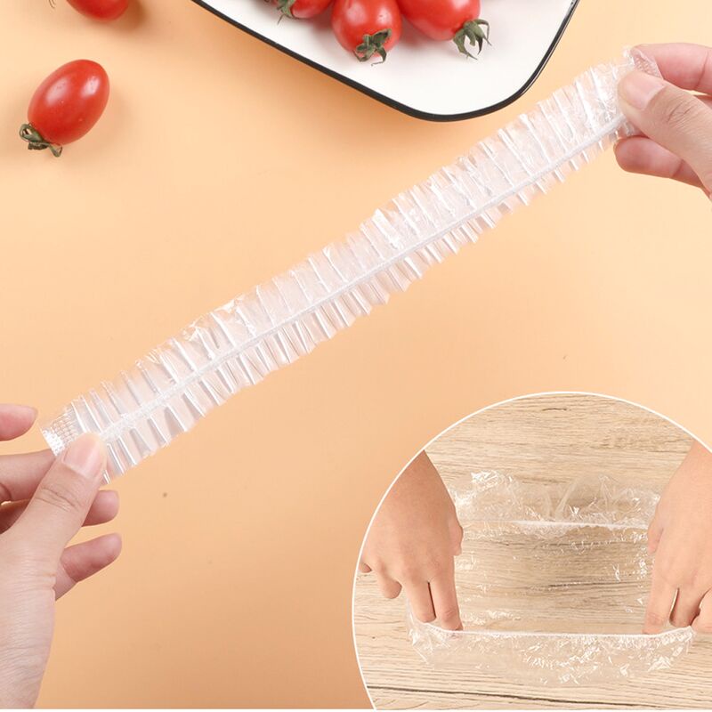 [FREESHIP❤️]SET 100 CHIẾC Màng bọc thực phẩm co giãn siêu dai có chun kèm túi gấu