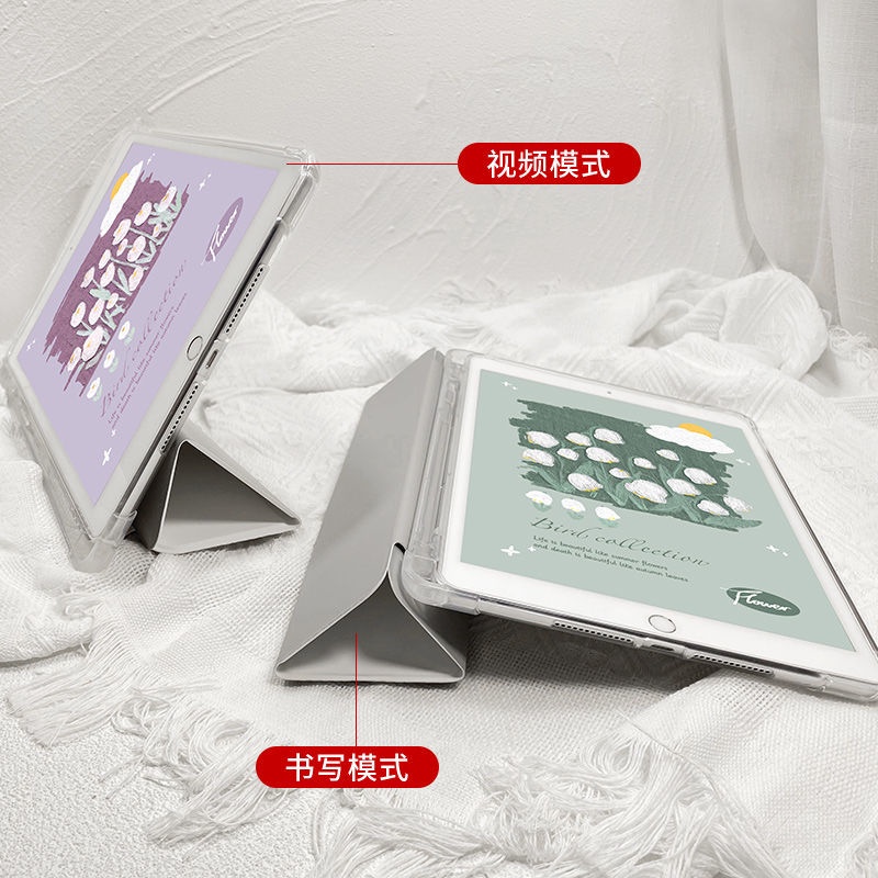 Bao Da Máy Tính Bảng Có Khe Đựng Bút Cho Ipad Air 5 5 / 6 / 7 / 8 / 9th Gen Pro 10.5 '' 11 '' 12.9 '' 2018 2020 2021 Air1 / 2 / 3 / 4 / 54 / 5 / / 5Ốp Máy Tính Bảng Cho Ipad 6