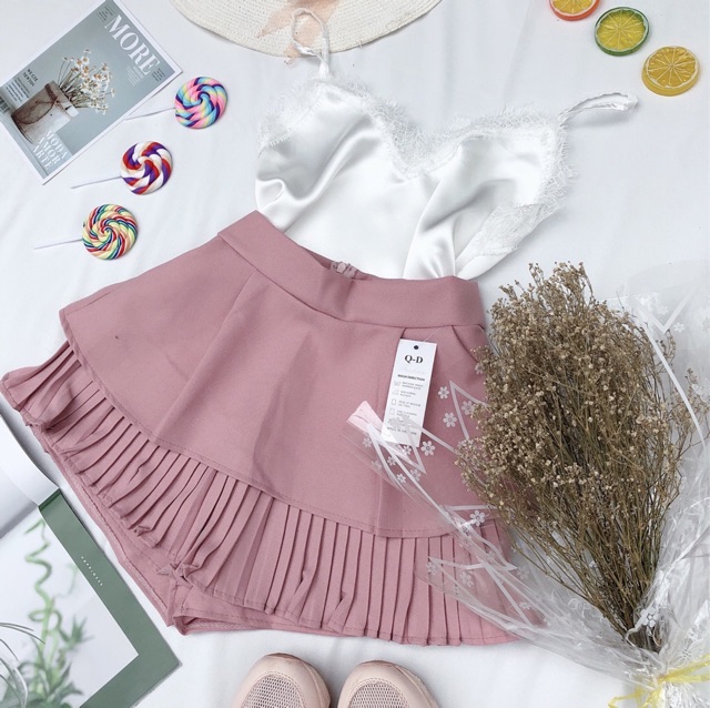 Chân váy xếp ly hai tầng đủ size đủ màu - Carotshop | BigBuy360 - bigbuy360.vn