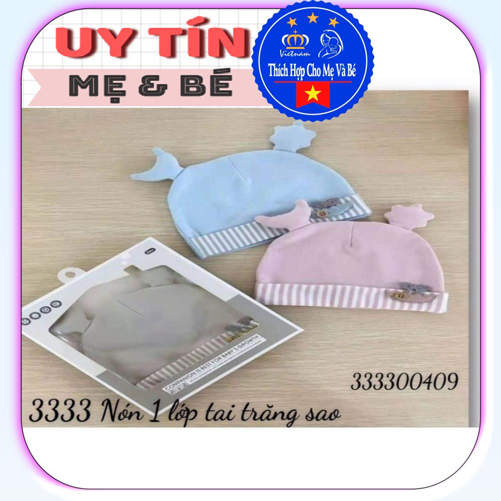 [Thanh Lý] Nón sơ sinh cho bé trai bé gái Chất liệu vải cotton mềm mịn, thấm hút mồ hôi tốt, không gây kích ứng cho da