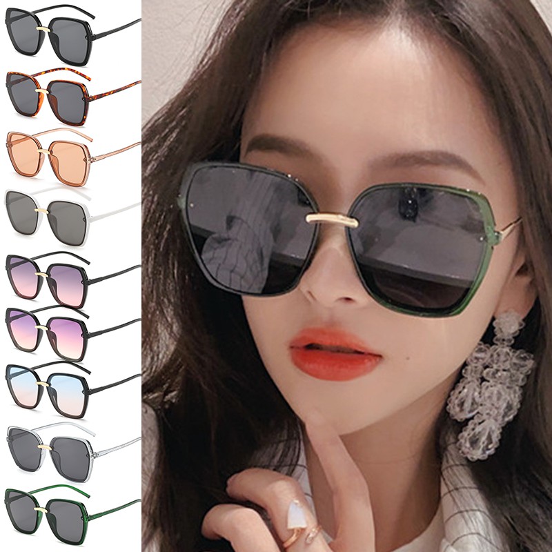 Kính mát gọng lớn chống tia UV thời trang cho nữ