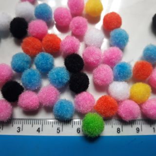 50 hạt pom pop trang trí slime