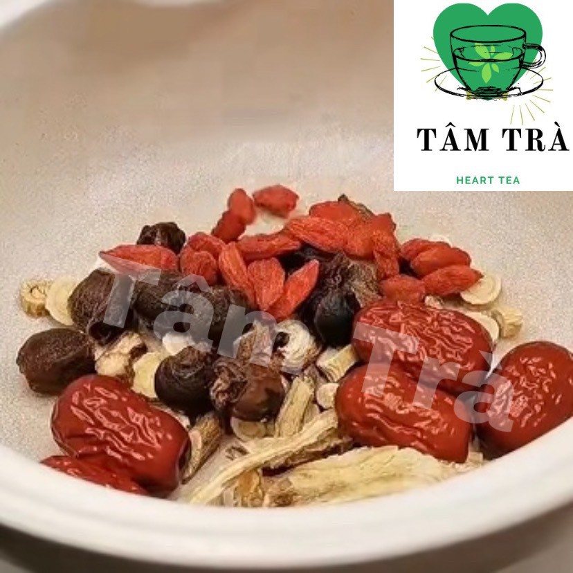 Canh Tam Bảo-Bổ máu,dưỡng nhan,điều hòa kinh nguyệt -Gói Canh Thảo Dược -Tâm Trà
