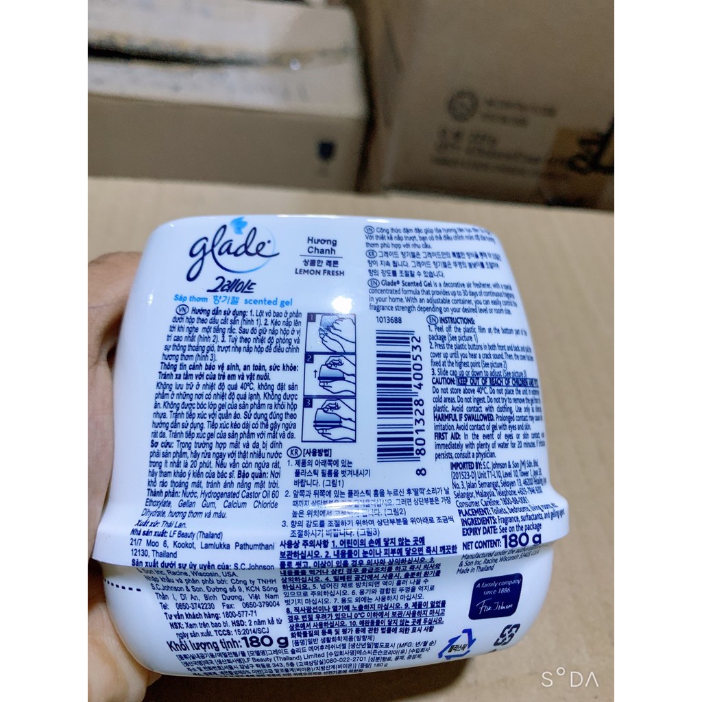 Sáp thơm Glade hương chanh 180g