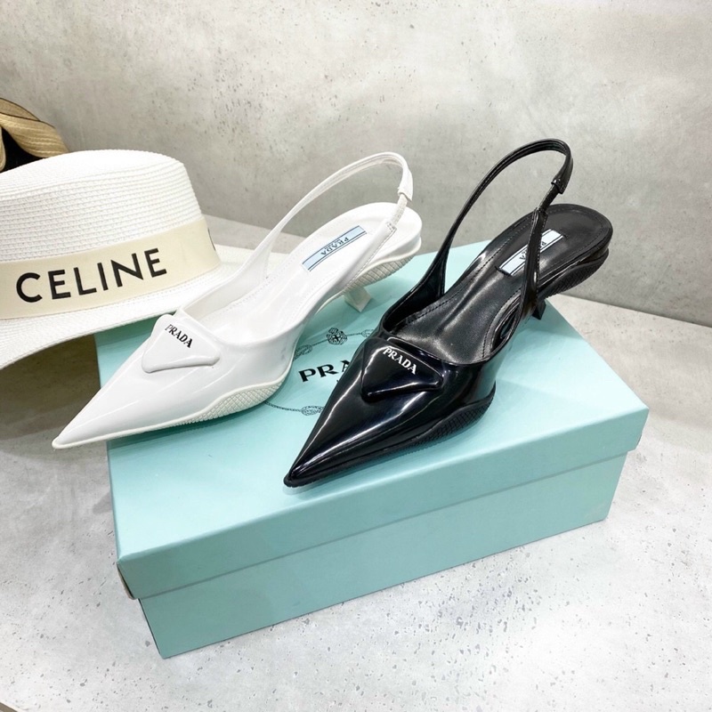 Giày pra.da hồng, đen , trắng đế chống trơn