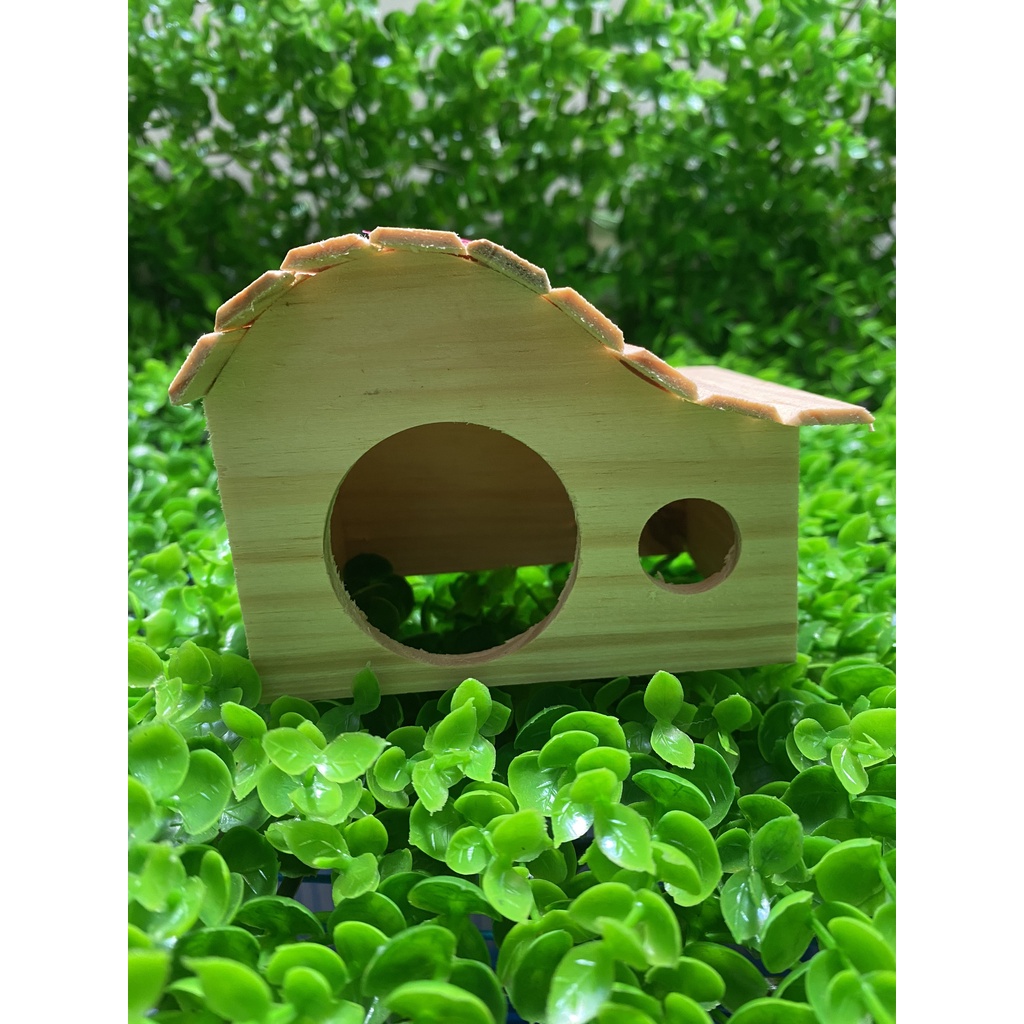 Nhà gỗ mini cho hamster