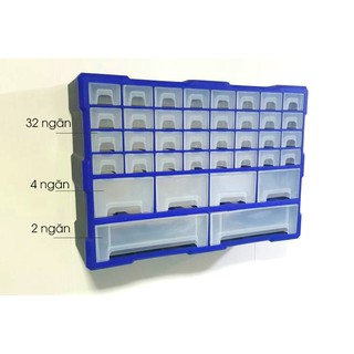 TỦ ĐỰNG LINH KIỆN 38 NGĂN MÃ A001# | đựng linh kiện điện tử , điện thoại , đồ chơi lego,ốc vít, trang sức, dâm hình.