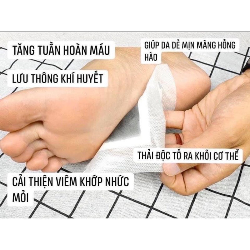 Miếng dán chân thải độc