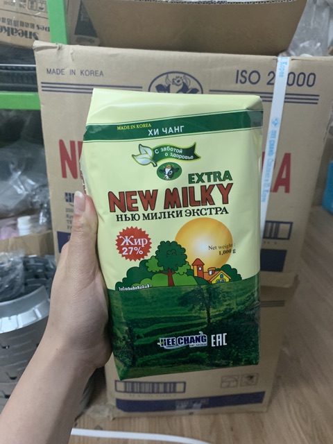 SỮA BÉO NGA NEW MILKY GÓI 1kg về hàng