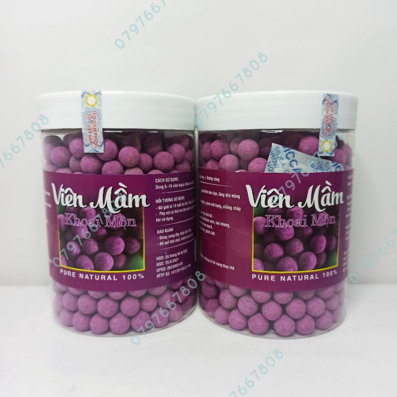 500gr Viên Mầm Đậu Nành Khoai Môn Tăng Vòng 1 Nở Ngực Đẹp Da Tăng Cân Giảm Cân Có Chứng Nhận An Toàn Thực Phẩm- Handmade