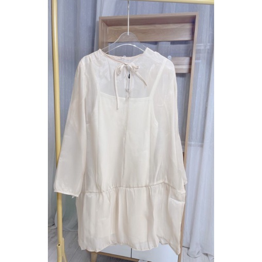 Set váy tiểu thư 2 món dễ thương.Váy suông babydoll phối váy 2 dây suông xinh xắn.Đầm công chúa