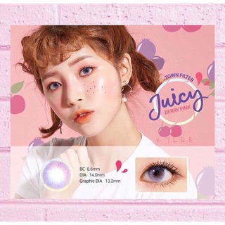 JUICY Berry Pink - kính áp tròng cao cấp