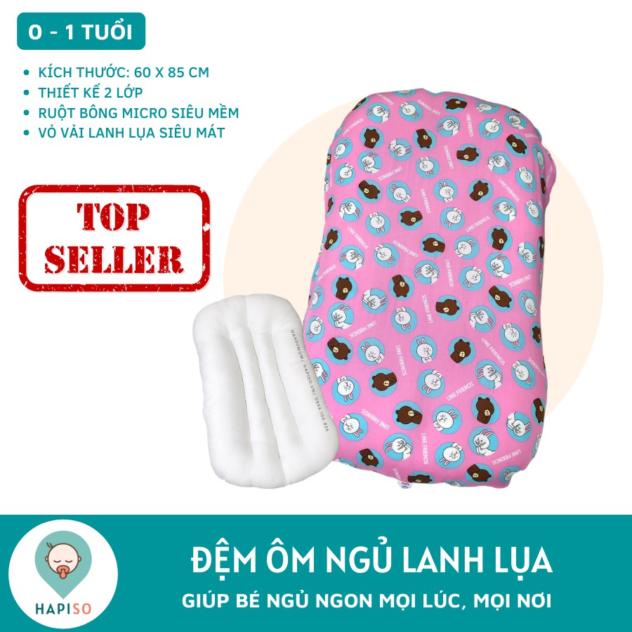 ĐỆM ÔM LANH LỤA SIÊU MÁT HAPISO