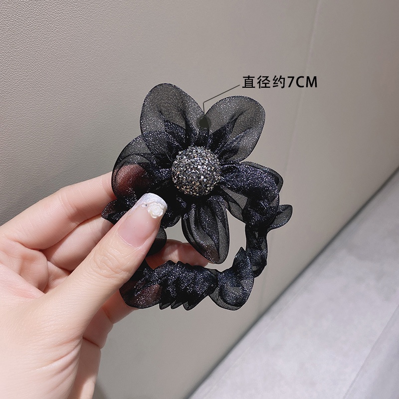 Dây Buộc Tóc Hình Hoa Hướng Dương Phong Cách Hàn Quốc Mới