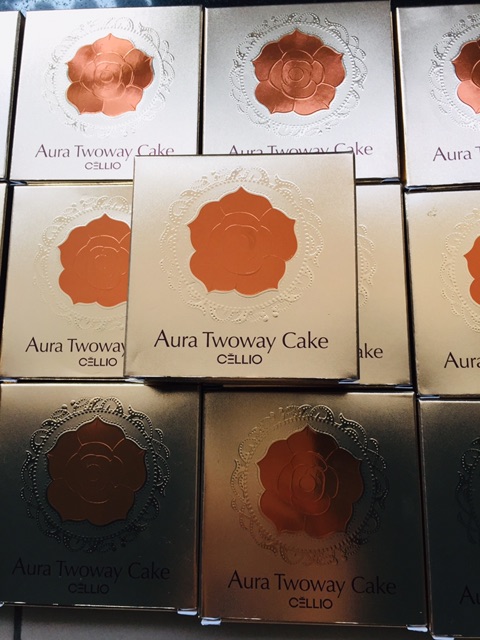 Phấn Phủ Siêu Mịn Cellio Aura Twoway Cake