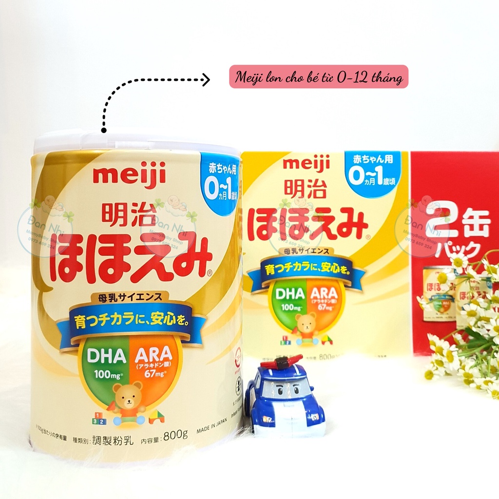 Sữa MEIJI Nội Địa Nhật Giúp Bé Khỏe Mạnh Phát Triển Toàn Diện Lon 800g