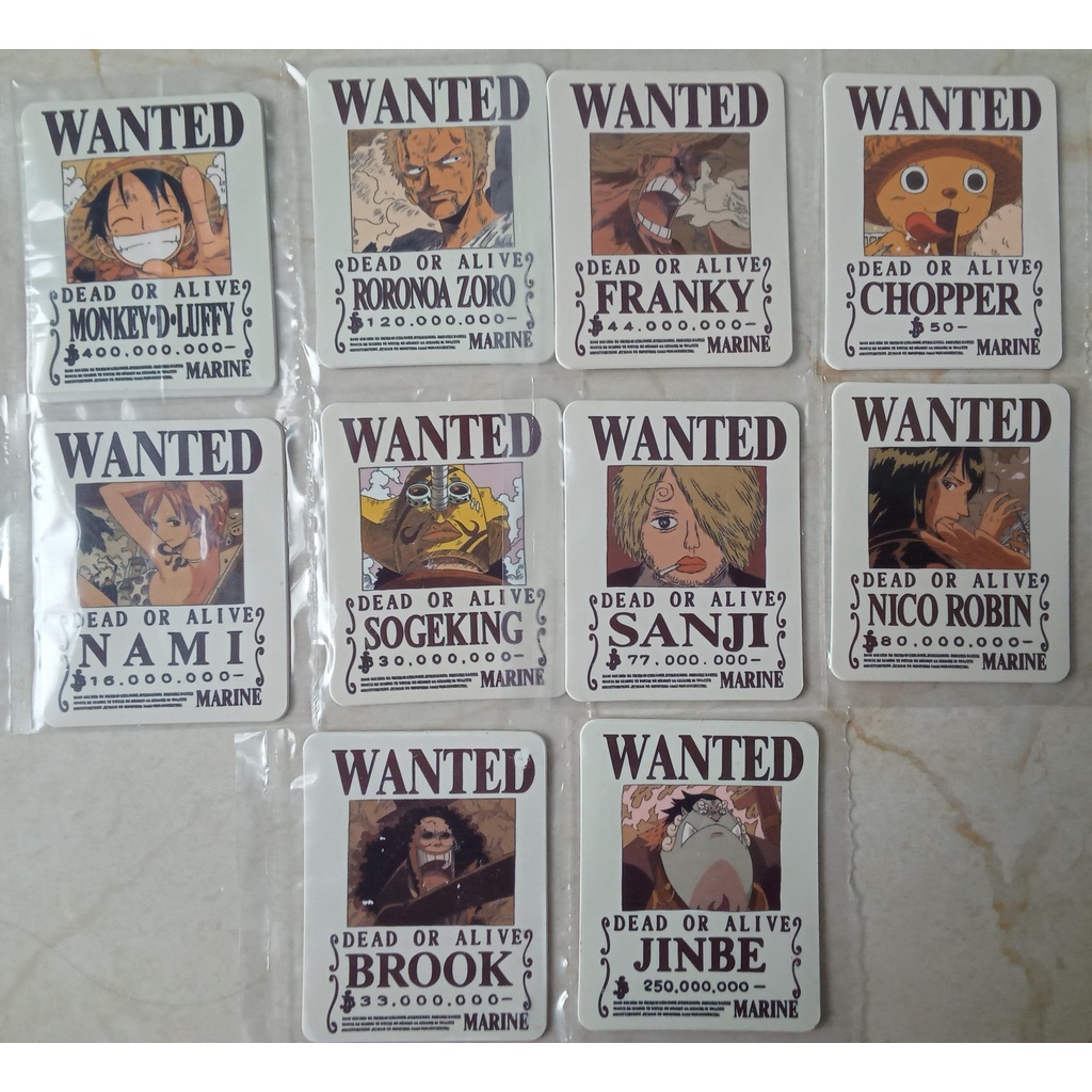 Thẻ Toonies Wanted One Piece bán full bộ 89 thẻ đã bóc seal