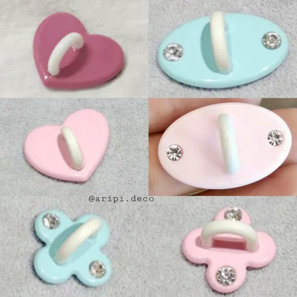 Nút dán Hook phone Hàn Quốc đính đá / nút dán đính dùng cho điện thoại | BigBuy360 - bigbuy360.vn