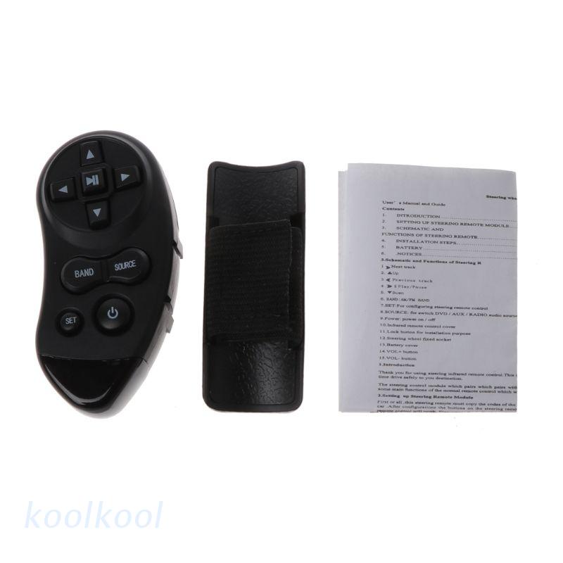 Điều Khiển Từ Xa Gắn Vô Lăng Xe Hơi Cho Cd Dvd Vcd