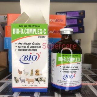 Bio b.complex c 100ml - tăng cường sức đề kháng, phục hồi cho vật nuôi