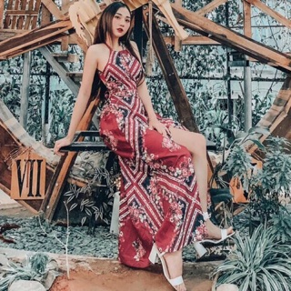 ĐẦM MAXI THỔ CẨM CỔ YẾM