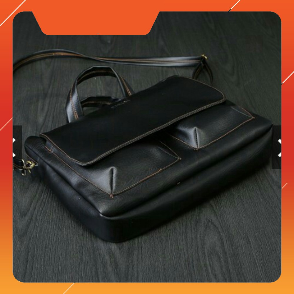 Cặp Da Công Sở Nam Đựng Vừa Laptop 15,6in chống nước chống lửa