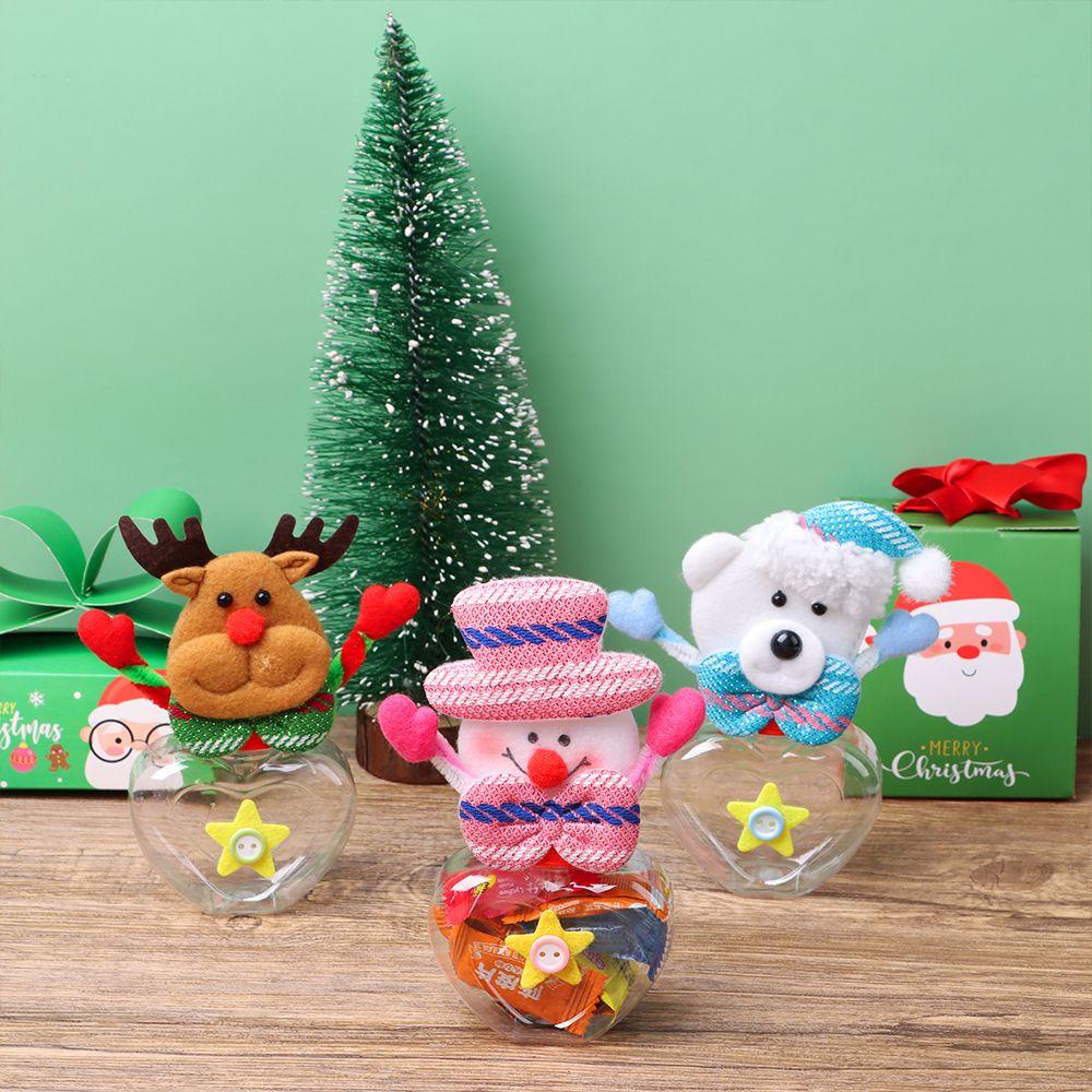 Lọ Đựng Kẹo Giáng Sinh Hình Ông Già Noel Dễ Thương