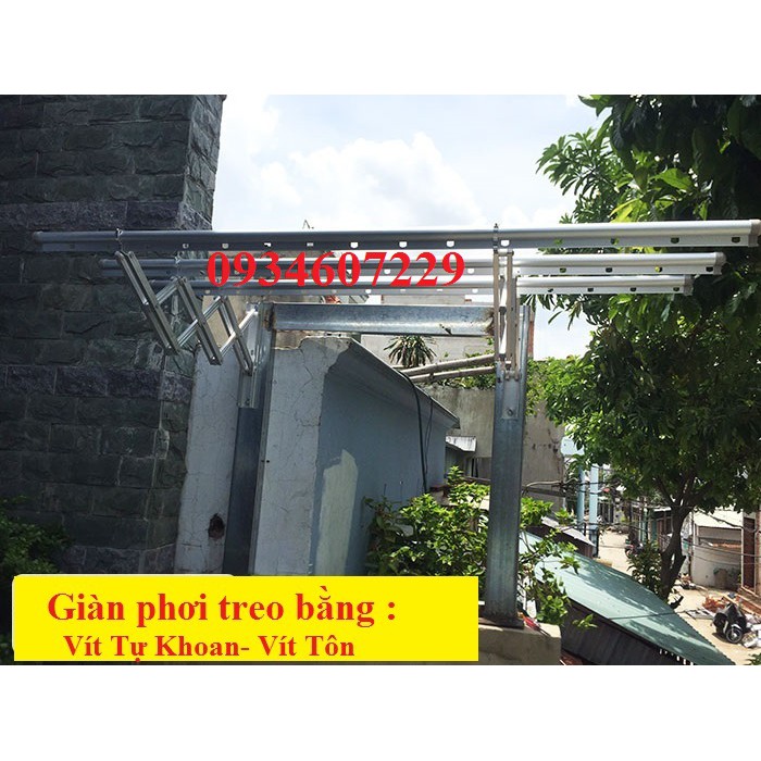 Giàn phơi Hòa Phát star gắn tường