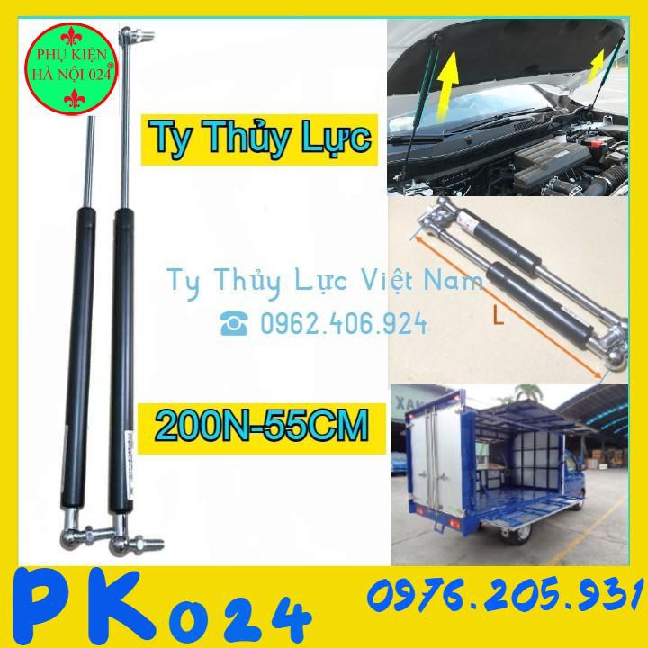 [HOT] [200N-55cm] Ty Thủy Lực, Ty Chống, Ben Hơi Nâng Hạ Capo, Cốp Sau Ô Tô 200N-20kg Dài 55cm