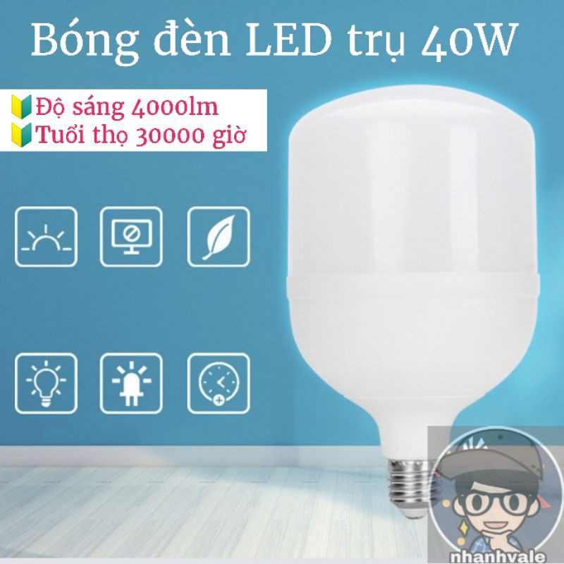 Bóng đèn LED trụ 40W Kowo siêu sáng siêu bền