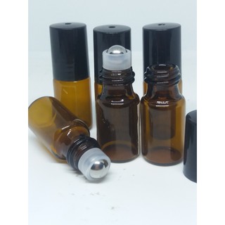 COMBO 100 chai bi lăn10ml chiết tinh dầu nước hoa lọ thủy tinh màu nâu cánh dáng