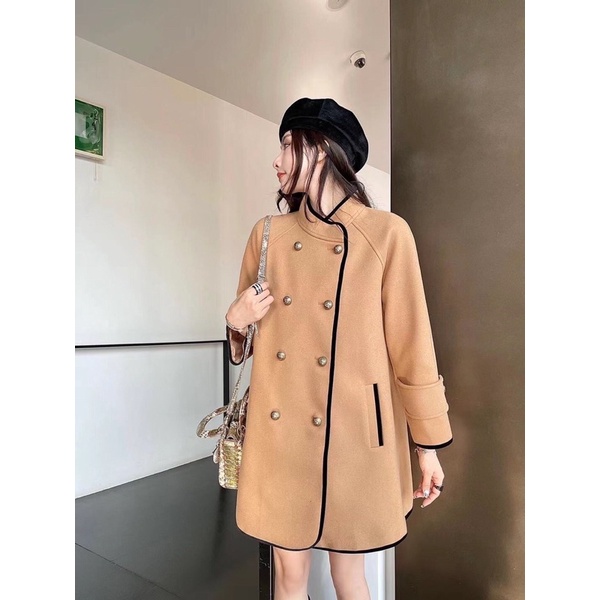 Áo khoác dạ thời trang thương hiệu Dior CD cao cấp thiết kế mới chất liệu mềm mịn