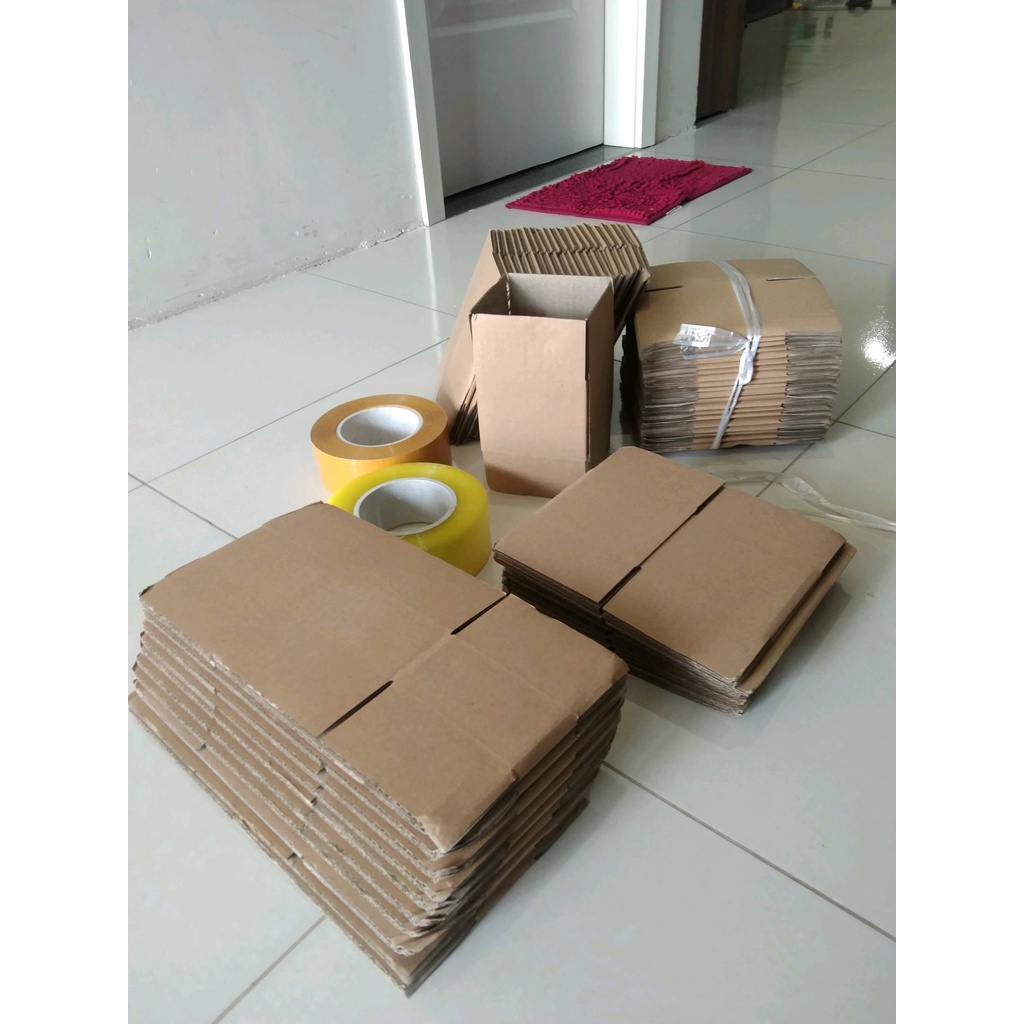 10x10x8 Hộp carton, thùng bìa giấy cod đóng gói hàng