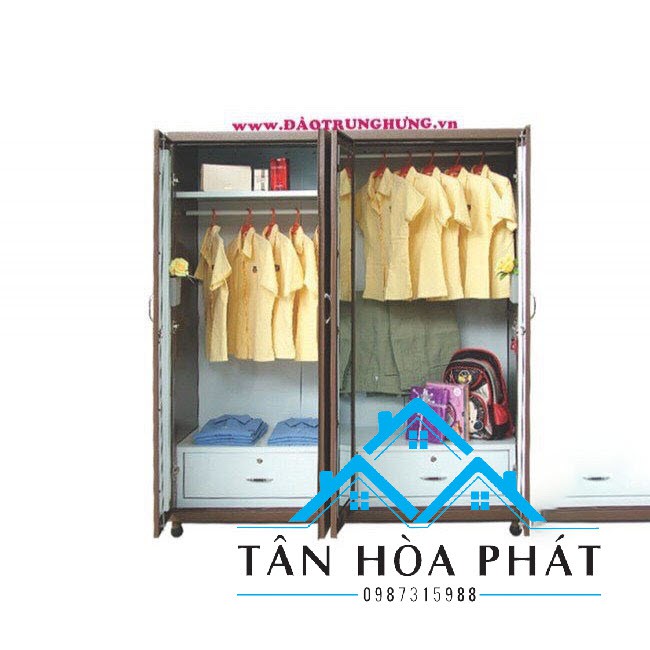 Tủ sắt quần áo lắp ráp trung hưng - TSLR21